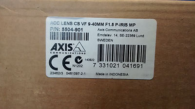 Axis 5504-901 Lens CS VF 9-40MM F1.5 P-IRIS MP [CTA]