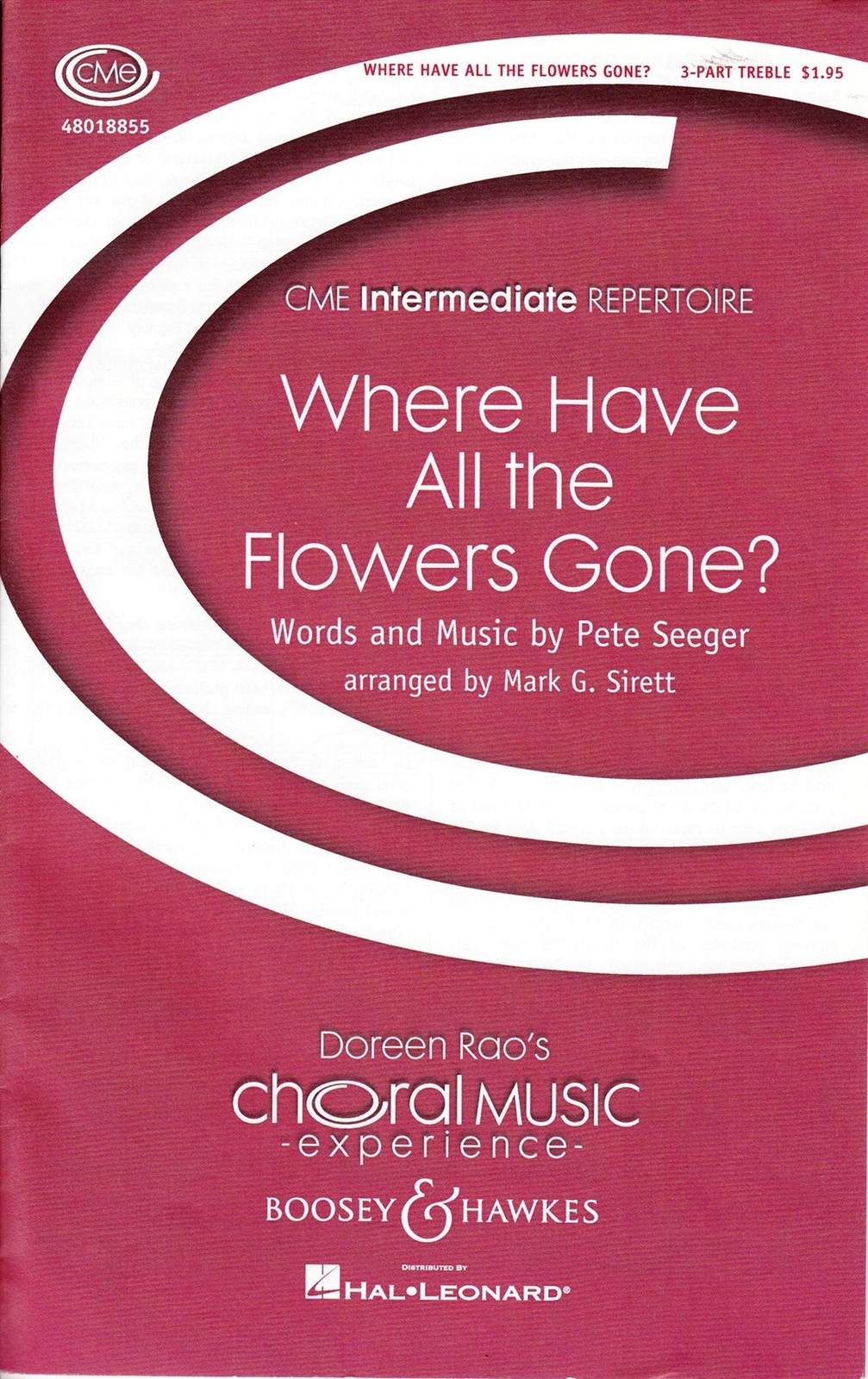 Where Have All the Flowers Gone Chant - Peter Seeger mark Si - Good - Pamphlet