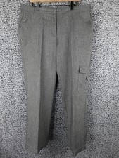 J Jill Cargo Pants Womens 16 Charcoal Gray Trousers Genuine Fit Below Waist