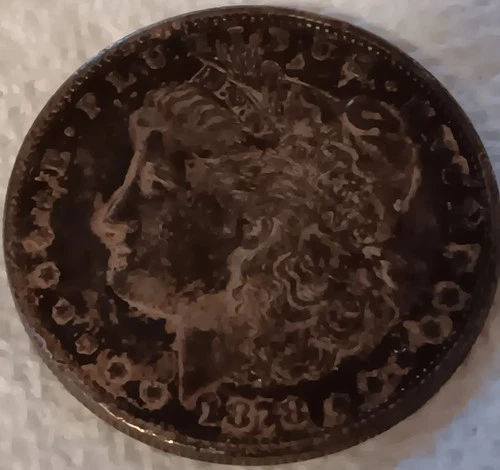 1878-CC Morgan Silver Dollar - RARE Carson City Mint Mark - NO RESERVE