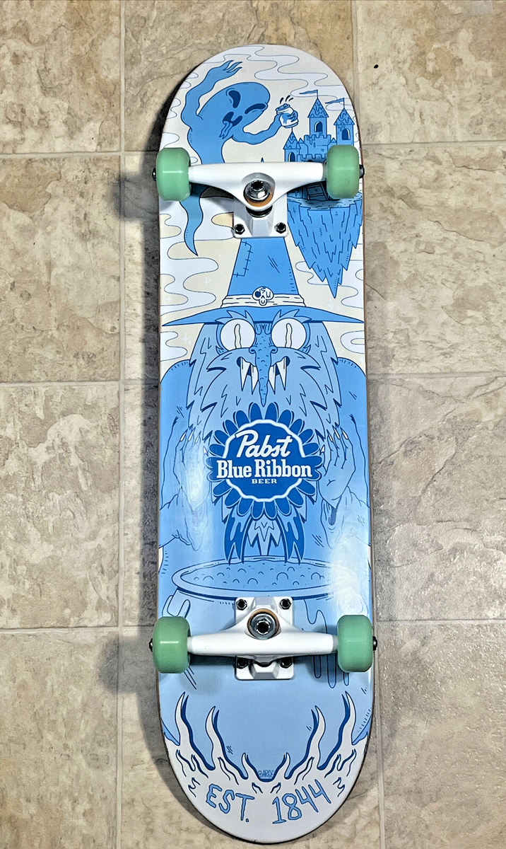 Pabst Blue Ribbon Beer Skateboard Ride With The Wizard Dakota