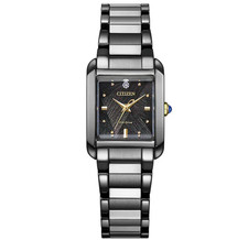Citizen L Square EW5636-55E Light in Black 50th Anniv Eco-Drive Ladies Watch