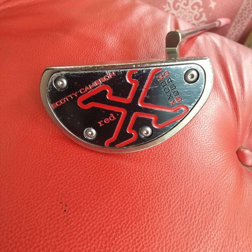 Scotty Cameron Red X Putter Mallet Style Golf Club Used