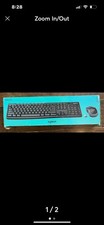 Logitech wireless combo keyboard and mouse.
