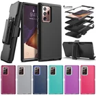 For Samsung Galaxy Note20 Ultra 5G Heavy Duty Phone Case Cover / Clip Holster
