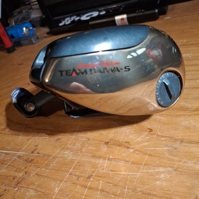 RARE  Team Daiwa S 105Pi Limited Edition GOLD Reel Used 