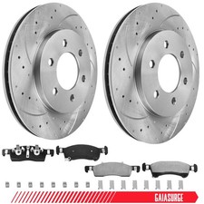Front Disc Rotors And Brake Pads For 2003-2006 Ford Expedition Lincoln Navigator Front Disc Rotors And Brake Pads For 2003-2006 Ford Expedition Lincoln Navigator