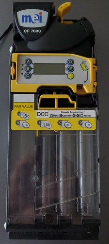 MARS MEI CF 7000 - 7512 COIN MECH WITH DCC CASSETTE EXCELLENT CONDITION