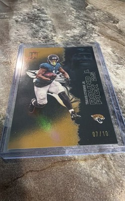 Topps Signature Class 2025 Travis Etienne Jr. Jaguars #27 7/10 Black Gold