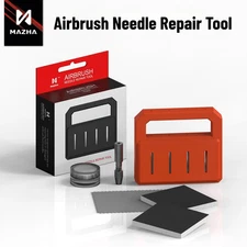 MAZHA Airbrush Needle Repair Tool with 4 Sizes for Micro-bend / Needle Tip