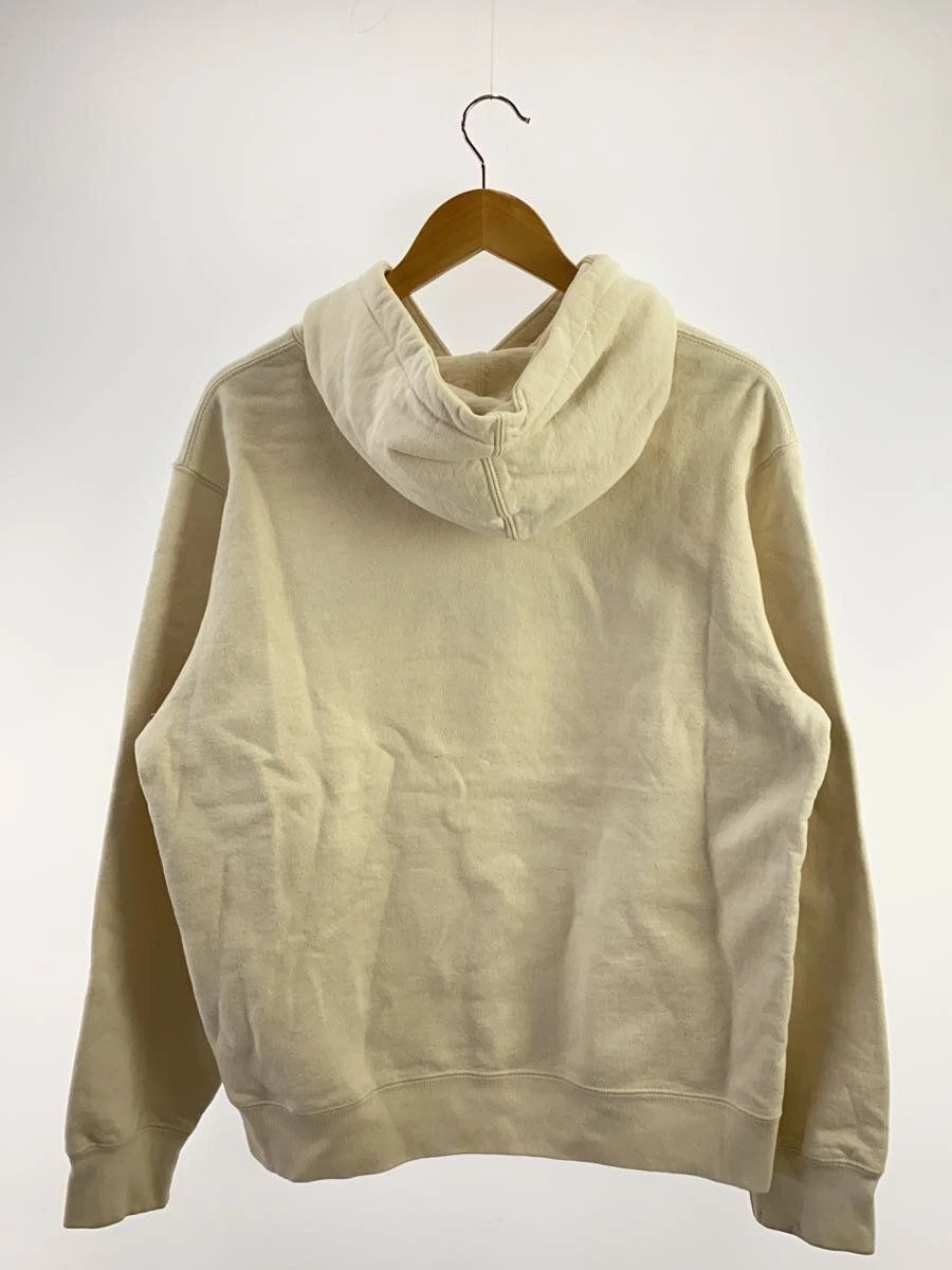 Felpa Supreme con cappuccio S cotone beige usata
