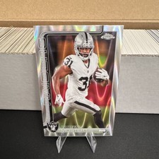 Topps Chrome 2025 Raheem Mostert Las Vegas Raiders Football Card #182