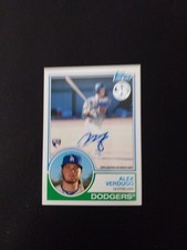 2018 Topps 1983 Topps Design Auto Alex Verdugo #83A-AV Auto 