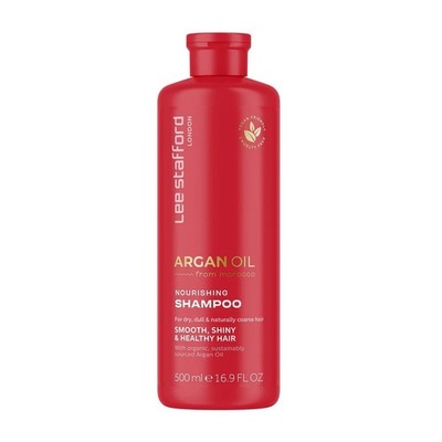 Lee Stafford Argan Oil Nourishing Shampoo Vegan Friendly 500ml 16.9 US fl. oz.
