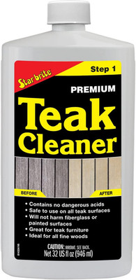 Premium Teak Cleaner - Restore, Renew & Refresh Old Weathered Gray Teak Furnitur