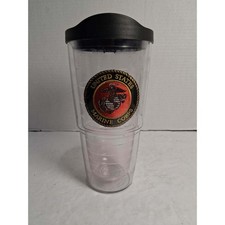 Tervis Tumbler 24 oz United States Marine Corps Insulated Cup Lid Made in USA
