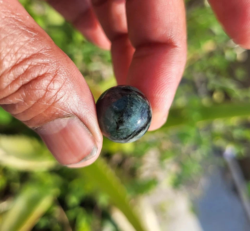 Esfera Esmeralda 33 cts Piedras Preciosas Esmeralda Esfera Reiki, Piedra Esmeralda Foto 3 de 4