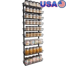 Adjustable Multi-Tier Spice Rack Organizer Storage Kitchen Bathroom Living Room