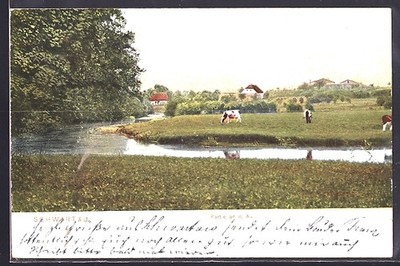 Schwartau, Partie a. d. Au, Ansichtskarte 1907 