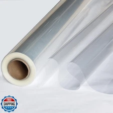CMFYHM 120 ft Clear Cellophane Wrap Roll (34" x 120’Ft) 3 Mil Thi