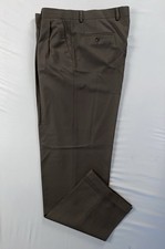 Joseph  Feiss Pleated/Cuffed Washable Poly-Wool Dress Pants, Slacks. 38X34, EUC