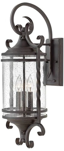 Hinkley Casa 26" High Traditional Olde Black Outdoor Wall Light - Picture 2 of 10