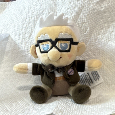 Disney Carl Fredricksen Up WISHABLE Plush Toy Small  Character Doll collectible 