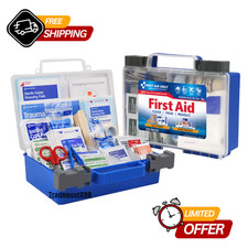 First Aid Only 225-Piece First Aid Kit for Home Travel, Camping, Recreational