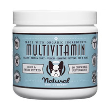 Natural Dog Company Multivitamin Supplements - Sweet Potato/Duck - 90ct