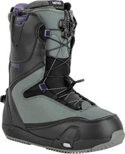 Nitro Cave TLS Step On Women's Snowboard Boots, Black/Charcoal, 9.5