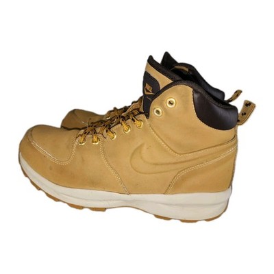 Nike Manoadome Manoa Leather Boots Wheat Tan Men s Size 9 454350-700 Hiking Work