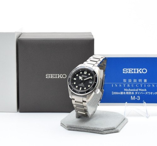 Seiko Prospex SBDC061 6R15-04G0 Automatic Diver Black Stainless Steel Men Watch