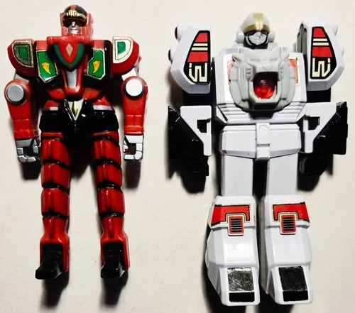 VTG 1994 Bandai Mighty Morphin Power Rangers Red Dragon Thunderzord / Tigerzord