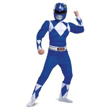 Disguise Blue Power Ranger Costume, Officially Licensed Power Rangers Beast M...