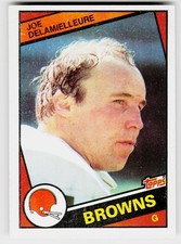 Joe DeLamielleure, 1984 Topps, #51, Cleveland Browns,