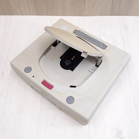 Sega Saturn console bundle with 2 controllers & 6 games tested Japan White