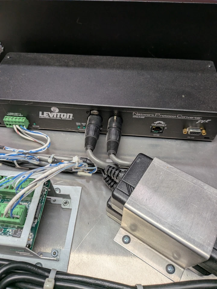 Leviton NPDLR-000 Network Protocol Converter Cabinet Assembly w/ DMX & Surge - Image 2 of 4