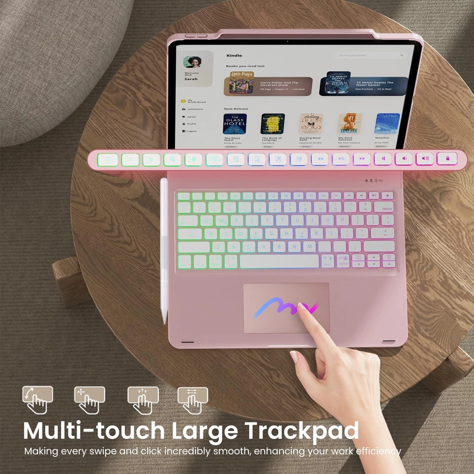 Keyboard Case for iPad Air 13-inch (M2) 2024 & iPad Pro 12.9-inch 6th Generat... - Image 3 of 4