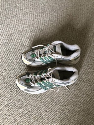 Size 10.5 - Woman's Adidas Response CL/ Cushion Running Platform- Green Colorway