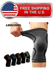 Knee Compression Brace Sleeve Support Sports Joint Injury Pain Relief Arthritis