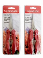 Cooking Light Lobster Cracker with Shears Stainless Steel Lot of 2 New