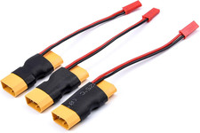 XT60 Male to Female Connectors with JST Female In-Line Lipo Battery Connector Ad