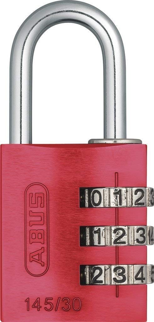 Padlock Combination Aluminum 30mm Red 30 Red 6090₽