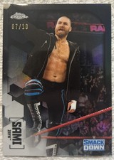 Sami Zayn Black Refractor /10 Topps WWE 2020 Chrome 