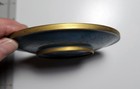 Vintage Floral Cloisonne Enamel on Copper Plate Browns Greens Republic of China — photo 4