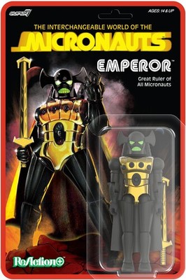 Super7 - Micronauts - ReAction+ Wv3 - Emperor [New Toy] Action Figure, Collect