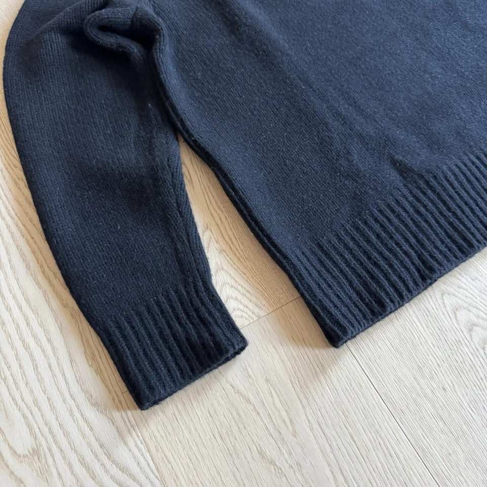 Suéter Polo Por Ralph Lauren 100% Lana Cachemira Cuello Tortuga Negro Talla L $298 Foto 2 de 4