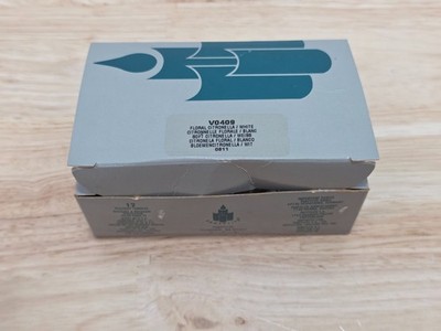 Partylite Box of 12 Floral Citronella Tealight Candles VO409 New Unused