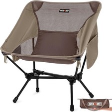 Ultralight Portable Camping Chair- Lightweight Folding Backpacking Chair Support