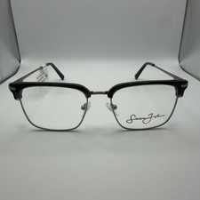 SEAN JOHN MF SJO5151 WM 001 Black Gun Eyeglass Frames 53-18-145 NWT 114 MSRP